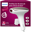 PHILIPS épilateur à lumière pulsée, Noir, Lumea série 7000, alternative à l'épilation laser, tondeuse-stylo Satin Compact