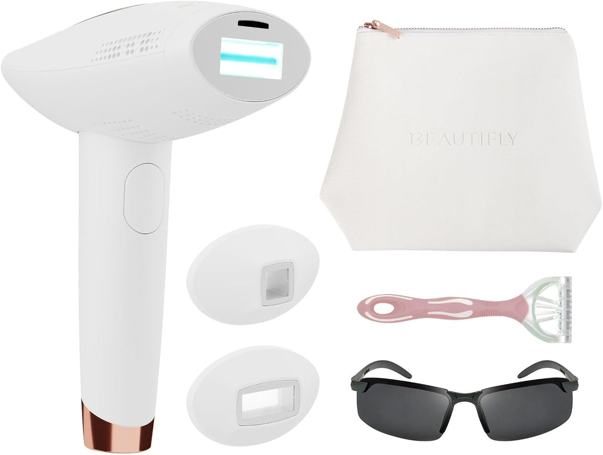 Beautifly épilateur à lumière pulsée, Noir, Depiladora láser con función de fotorejuvenation, B-Shine ICE