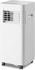 HUANQIN climatiseur portable, 12000 BTU, 28 m, 5000 BTU, Blanc, Climatiseur Mobile Rafraîchit ², Unité AC Intelligente avec Refroidissement