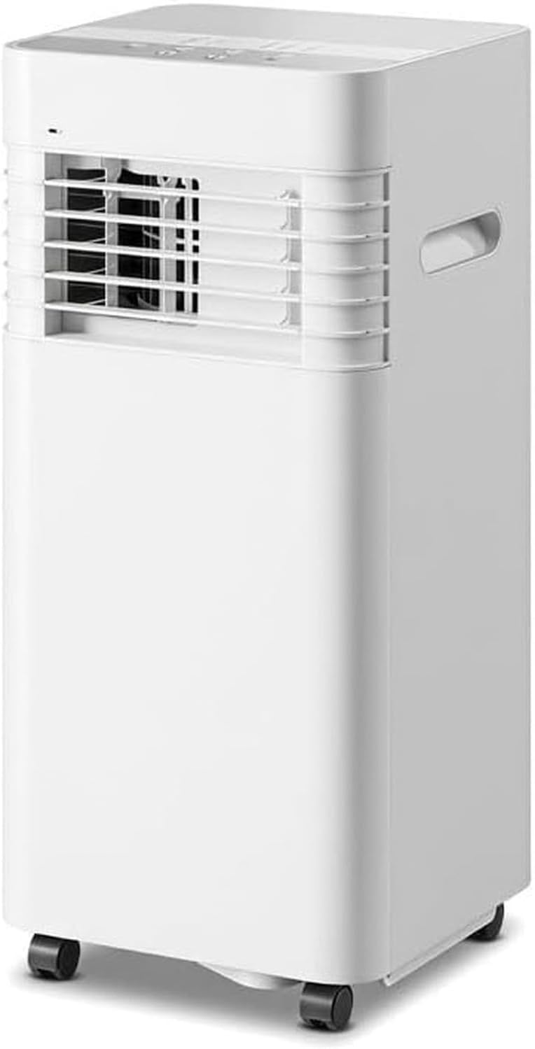 HUANQIN climatiseur portable, 12000 BTU, 28 m, 5000 BTU, Blanc, Climatiseur Mobile Rafraîchit ², Unité AC Intelligente avec Refroidissement