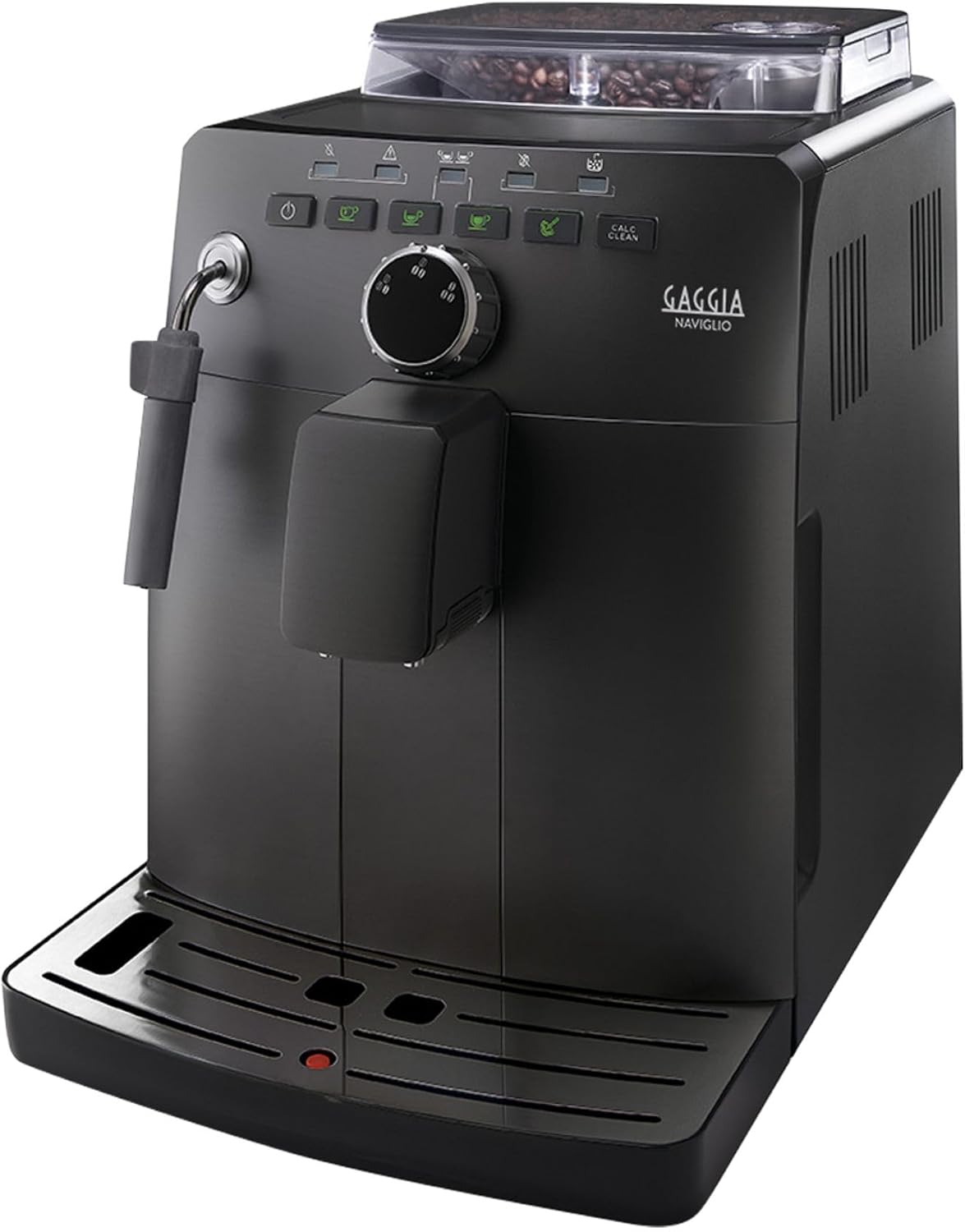 Gaggia machine à café, 1850 W, Noir, HD8749/01 Naviglio Black - automatique, Espresso et Cappuccino, Grains de café