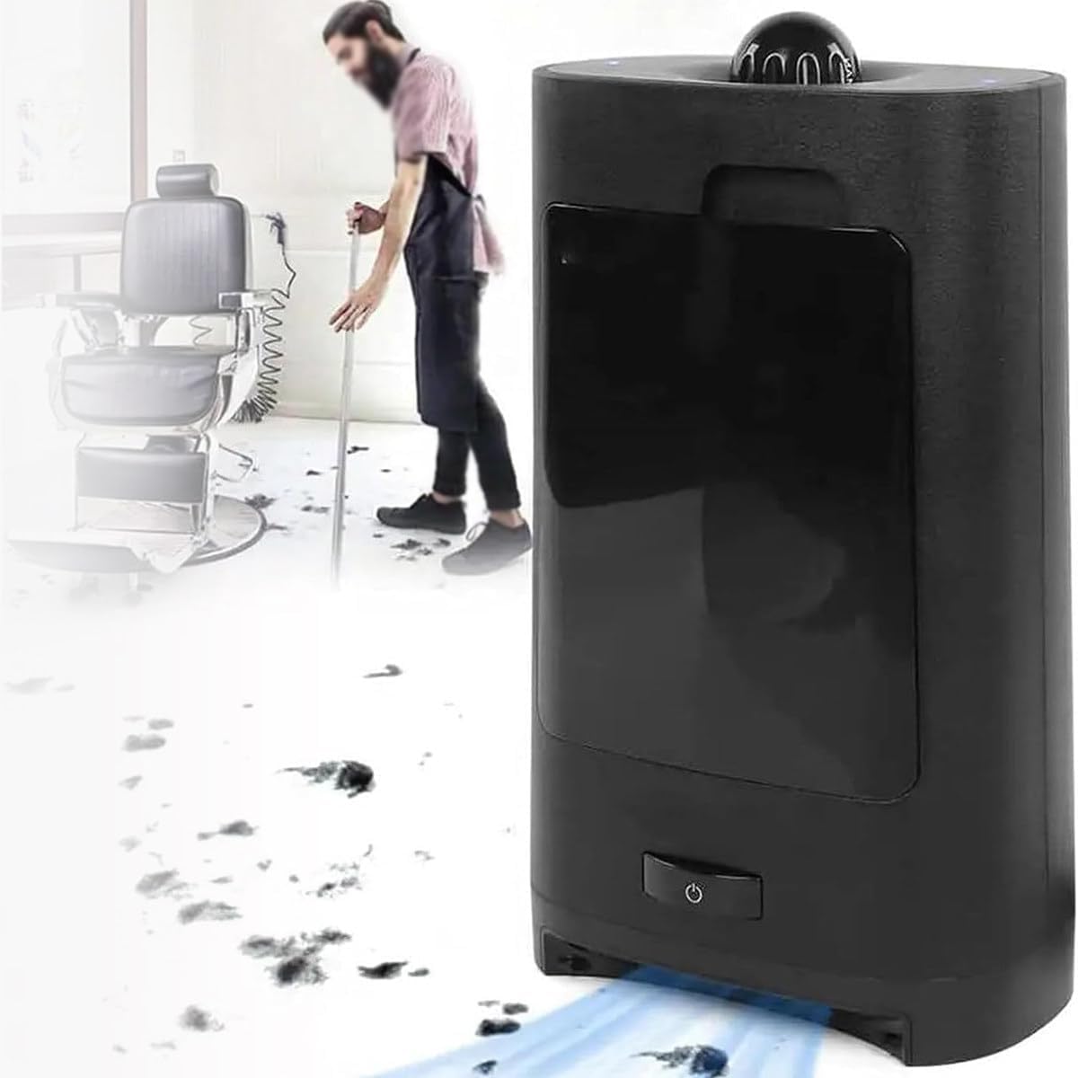 XUXIAO Aspirateurs droits, 1400w, Noir, Aspirateur de Salon de Coiffure, Aspirateurs sans Fil Professionnels