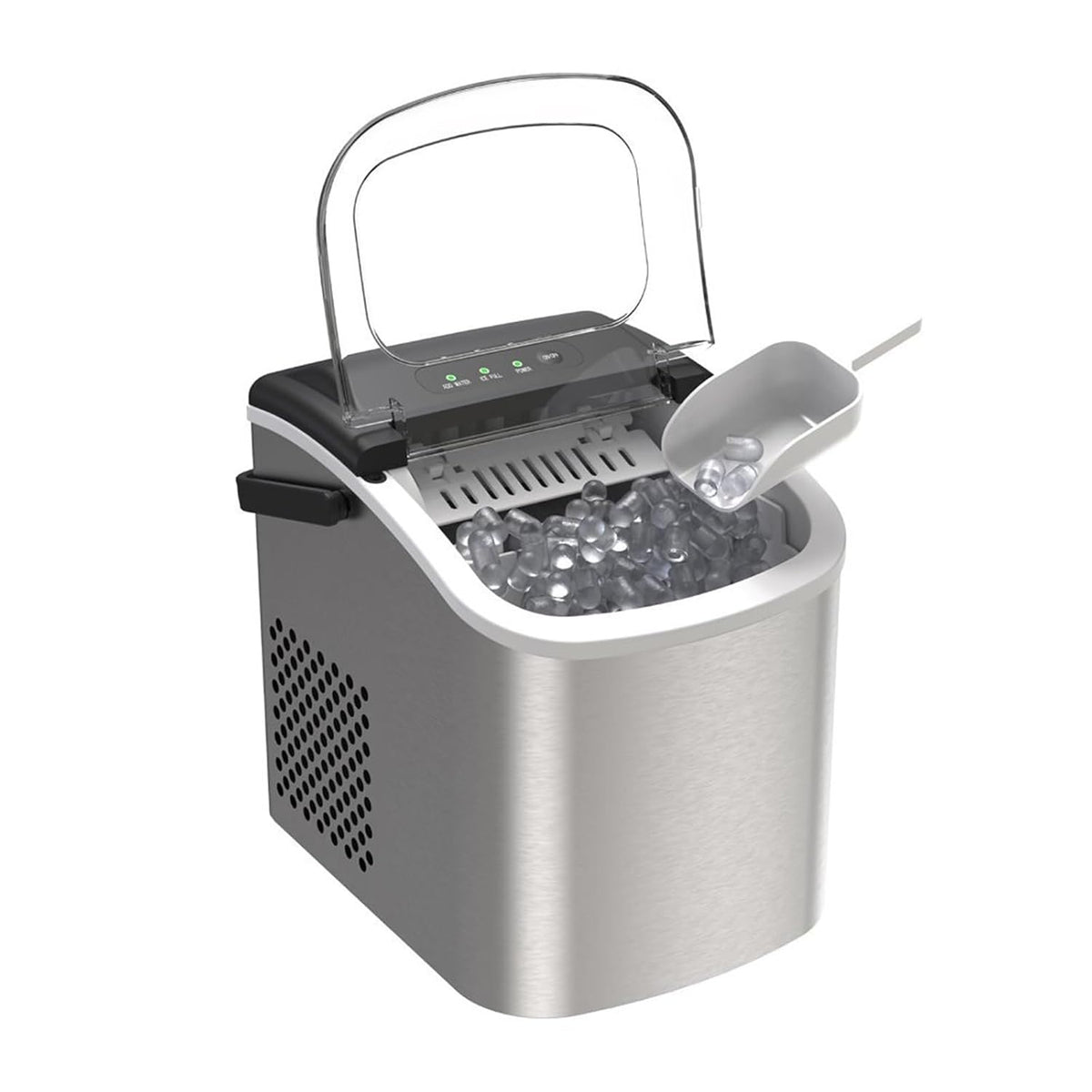gC7aHx8 machine à glaçons, Gris, portable Quick Cube de 26 lb/24 h for comptoir Cuisine