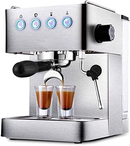 YNIYUJKL machine à café, Argenté, Professionnelle Neuve en Acier Inoxydable pour Usage Domestique