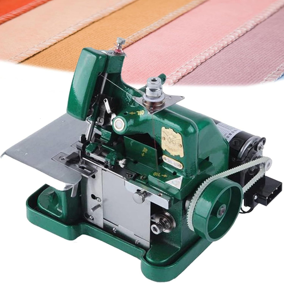 Machine surjeteuse, 5 mm, Noir, à coudre industrielle haute vitesse 3000 SPM, largeur de point de 3 à, finition professionnelle du cuir et du tissu