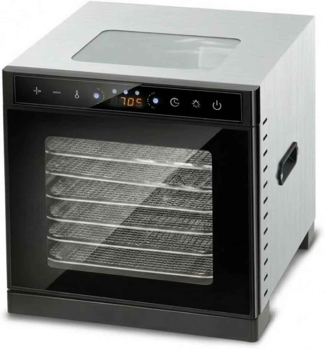 Milageto déshydrateur alimentaire, Argenté, style to 2