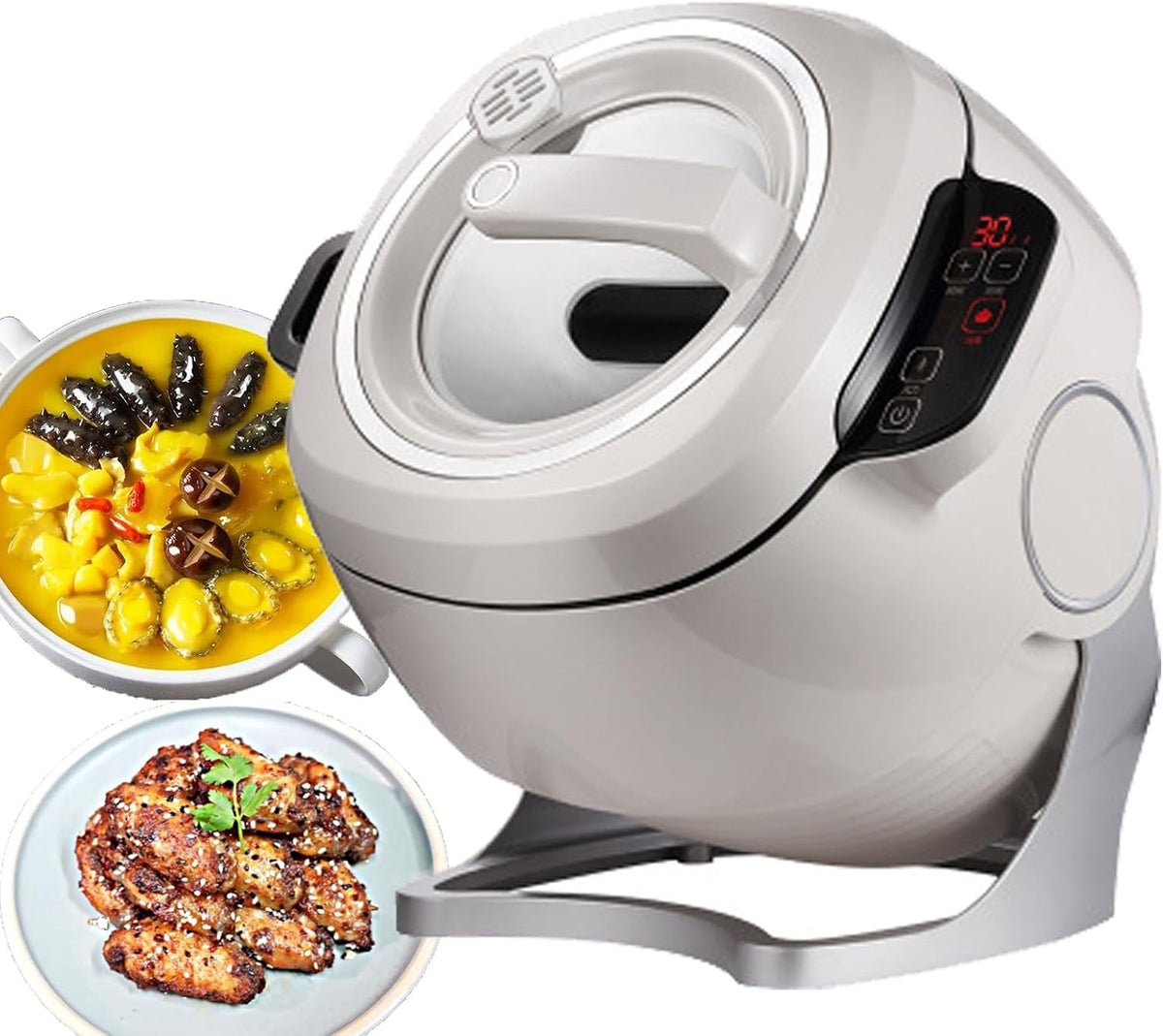 forestalk robot de cuisine, Noir, cuisson automatique multifonction